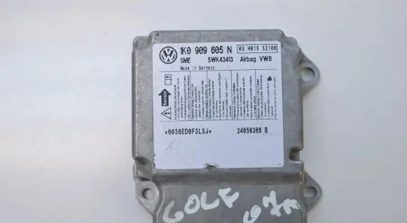 Volkswagen Golf V Airbag control unit/module 1K0909605N
