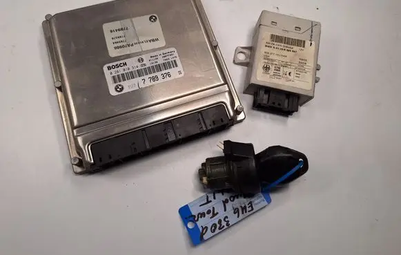BMW 3 E46 Engine ECU kit and lock set 7789376 13617789376 7789416