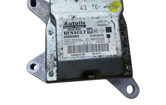 Renault Trafic II (X83) Airbag control unit/module 608361600E 8200969856