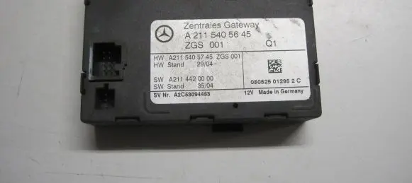 Mercedes-Benz E W211 Gateway control module A2115405645