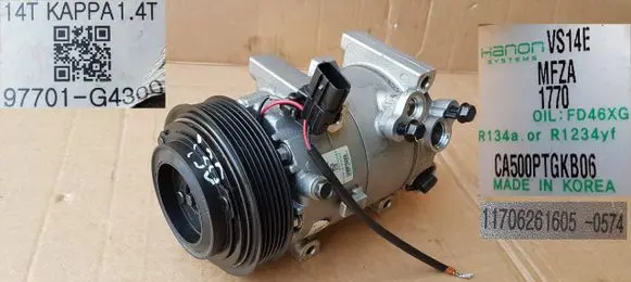 Hyundai i30 Air conditioning (A/C) compressor (pump) 97701G4300 11706261605 14062205