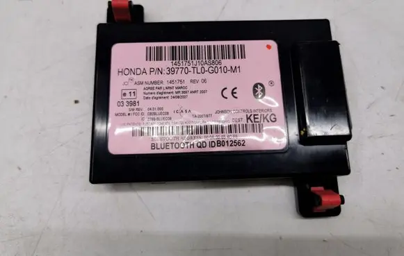 Honda Accord Bluetooth control unit module 39770TL0