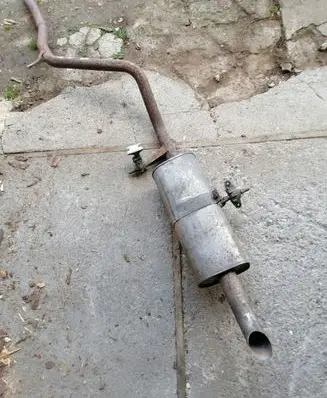 Peugeot 3008 I Rear muffler/silencer tail pipe PSA31809