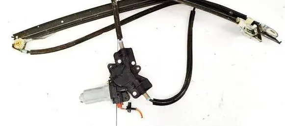 Sliding door window regulator with motor