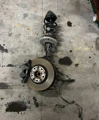 Citroen C4 II Picasso Front shock absorber with coil spring 