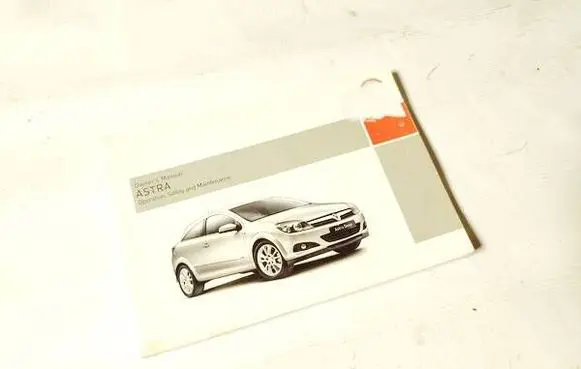 Opel Astra H Owners service history hand book 