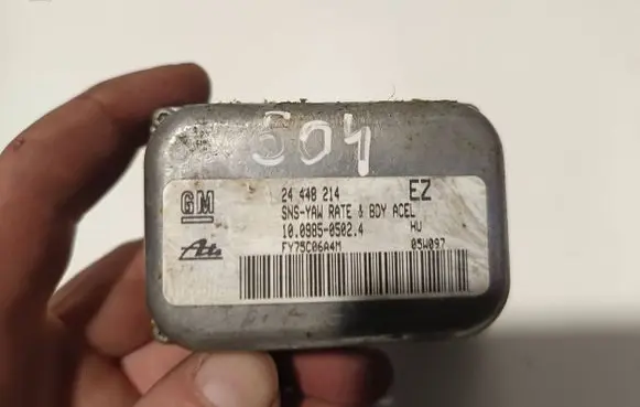 Opel Astra H ESP acceleration yaw rate sensor 24448214 10098505024