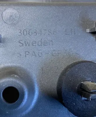 Volvo S80 Engine bonnet (hood) release handle 30634786