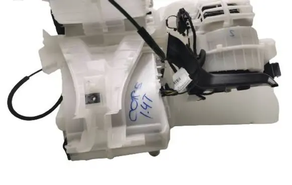 Interior heater climate box assembly