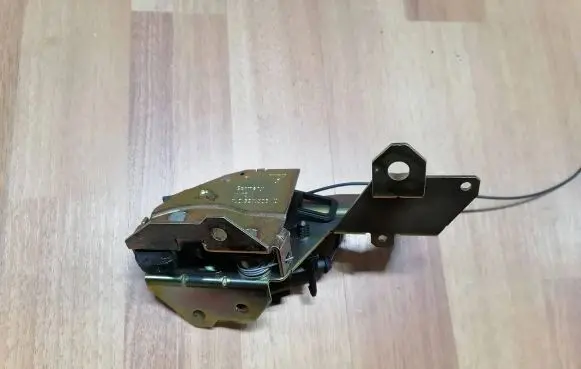 Volkswagen Touareg I Tailgate window lock/catch/latch 7L0827506D 7L6827501B