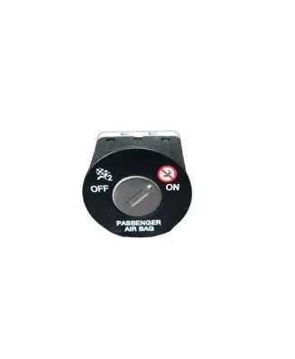 Passenger airbag on/off switch