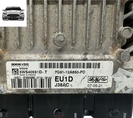 Ford Mondeo MK IV Engine control unit/module 7G9112A650PD 5WS40591DT