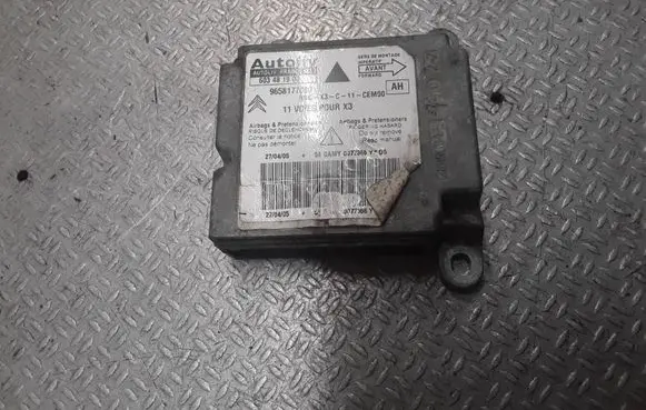 Citroen C5 Airbag control unit/module 9658177080 603481900
