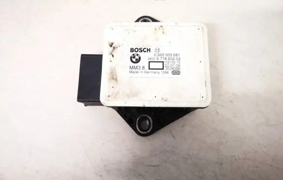BMW 5 E60 E61 ESP acceleration yaw rate sensor 0265005681 677460202