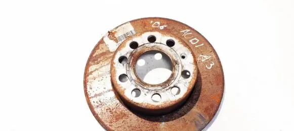 Audi A3 S3 8P Rear brake disc neventiliuojamas