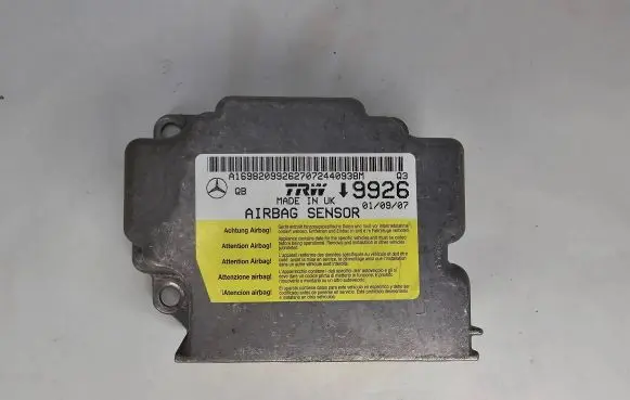Mercedes-Benz B W245 Airbag control unit/module A1698209926 9926