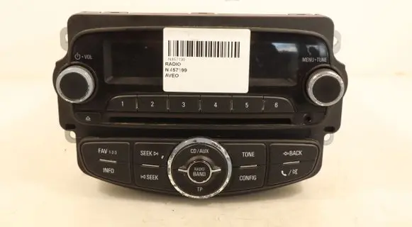 Chevrolet Aveo Radio/GPS head unit trim 95472986