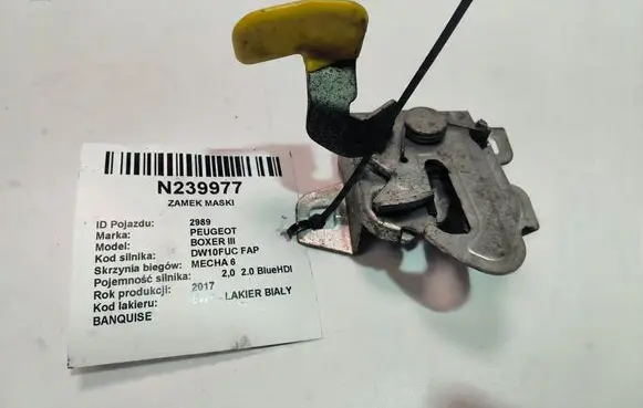 Peugeot Boxer Engine bonnet/hood lock/catch