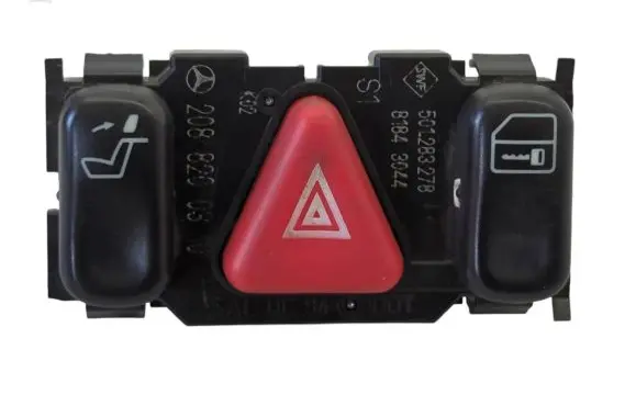 Mercedes-Benz E W210 Hazard light switch 2088200310 501283278 81843044