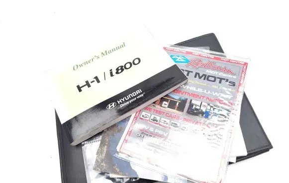 Hyundai H-1, Starex, Satellite Owners service history hand book 