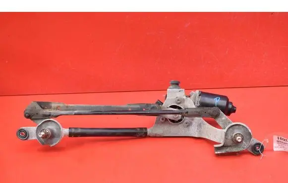 Front wiper linkage and motor