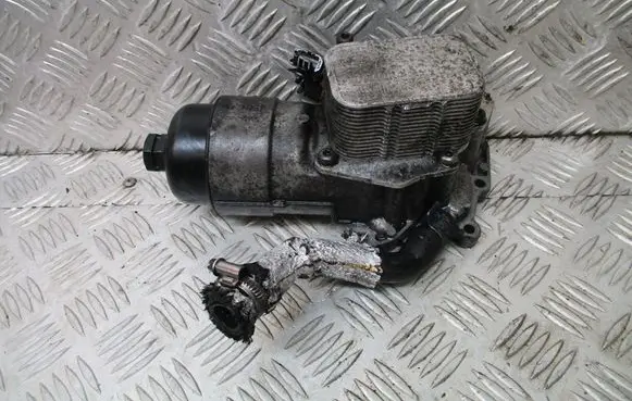 Peugeot 407 Oil filter mounting bracket 9656970080