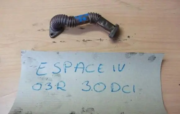 Renault Espace - Grand espace IV EGR valve line/pipe/hose