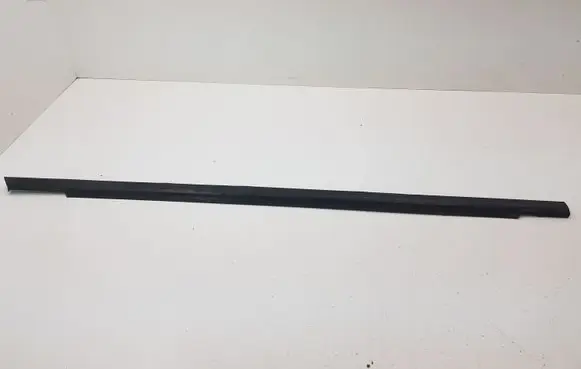 Front door glass trim molding