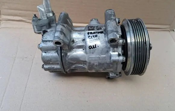Peugeot 206 Air conditioning (A/C) compressor (pump) 9655191580