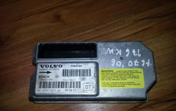 Volvo XC70 Airbag control unit/module 0285001655 p30667469