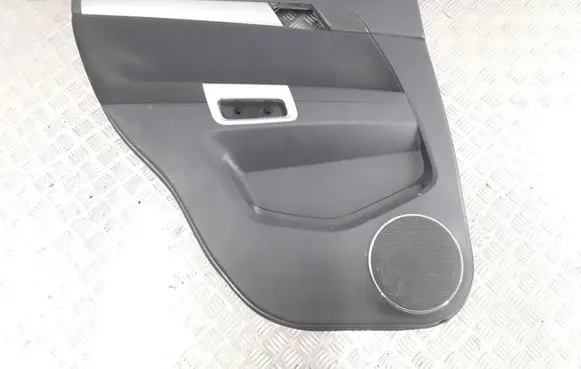 Rear door card panel trim