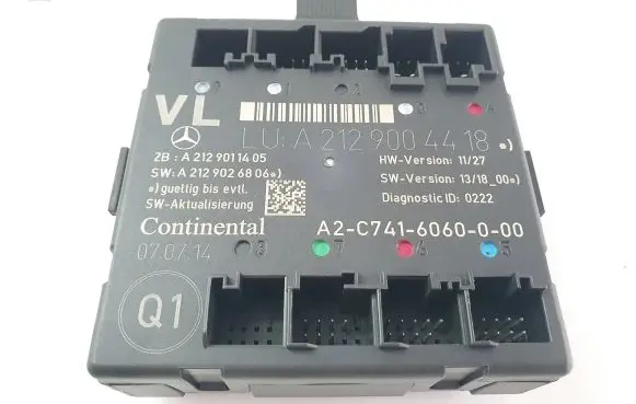 Mercedes-Benz E W212 Door control unit/module A2129004418 A2129011405 A2129026806