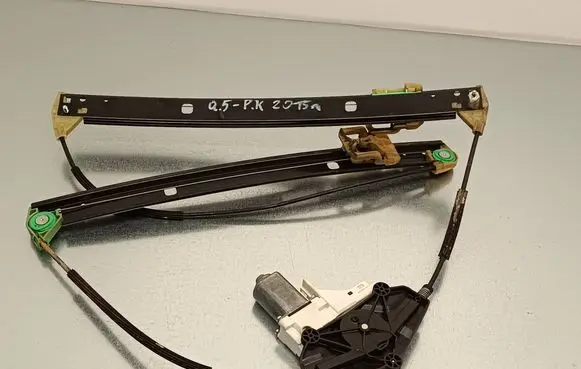 Front door window regulator with motor