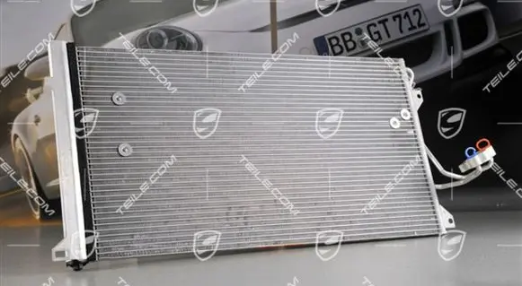 Porsche Cayenne (9PA) A/C cooling radiator (condenser) 95557311104