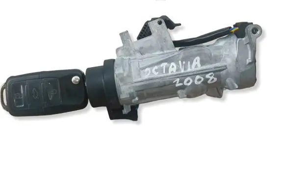 Skoda Octavia Mk2 (1Z) Ignition lock 1K0905851B 0497AD14N07