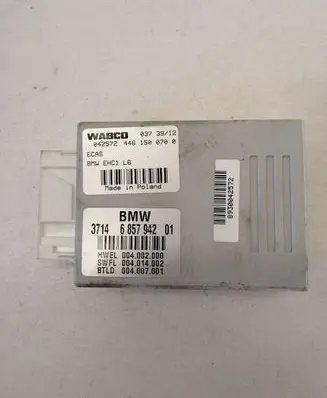BMW X5 E70 Air suspension control unit module (rear) 6857942