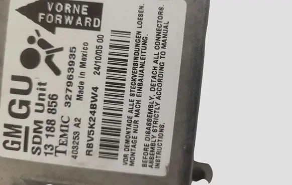 Opel Zafira B Airbag control unit/module 13188856 327963935 403253A2