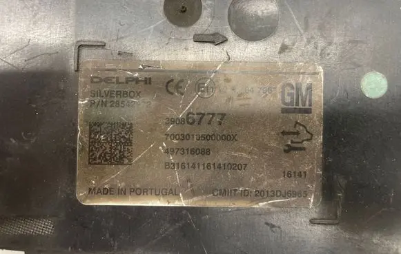 Opel Mokka X Other control units/modules 39086777