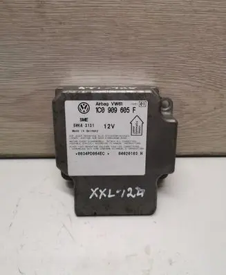 Skoda Fabia Mk2 (5J) Airbag control unit/module 1C0909605F 0034PD064EC 04020103H