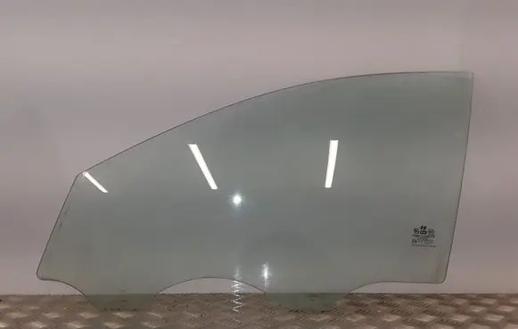 Hyundai Sonata Front door window glass four-door 43R000383 DOT748M42AS2
