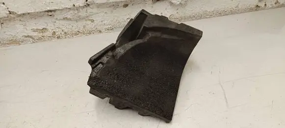 Front bumper foam support bar