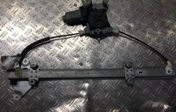 Sliding door window regulator with motor