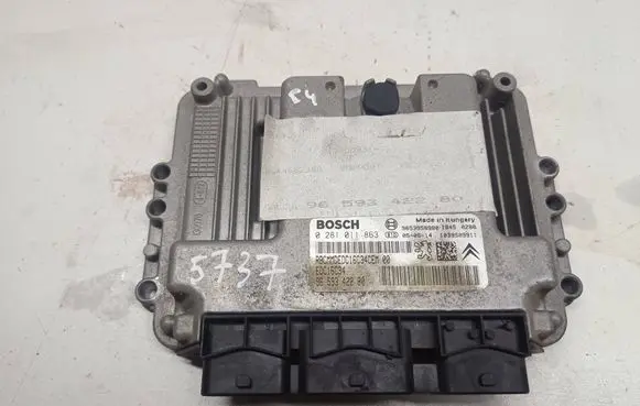 Citroen C4 I Engine control unit/module 9653958980 9659342280 0281011863