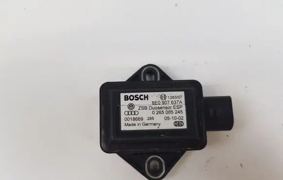 Volkswagen PASSAT B5.5 ESP acceleration yaw rate sensor 8E0907637A 0265005245