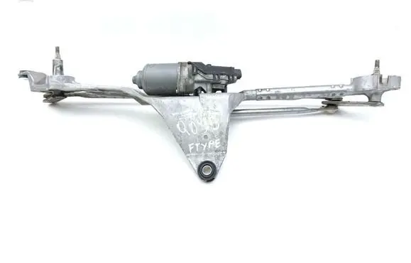 Front wiper linkage and motor