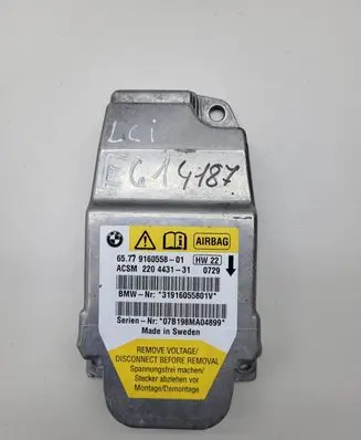 BMW 5 E60 E61 Airbag control unit/module 6577916055801