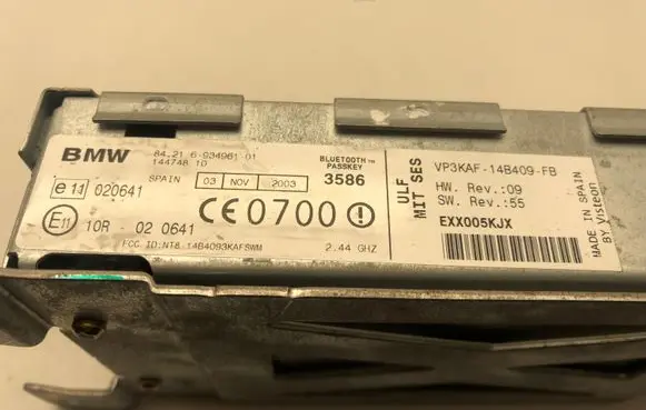BMW X5 E53 Bluetooth control unit module 842169346101 14474810
