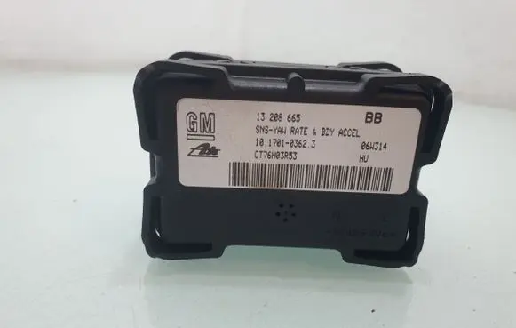 Opel Zafira B ESP acceleration yaw rate sensor 13208665
