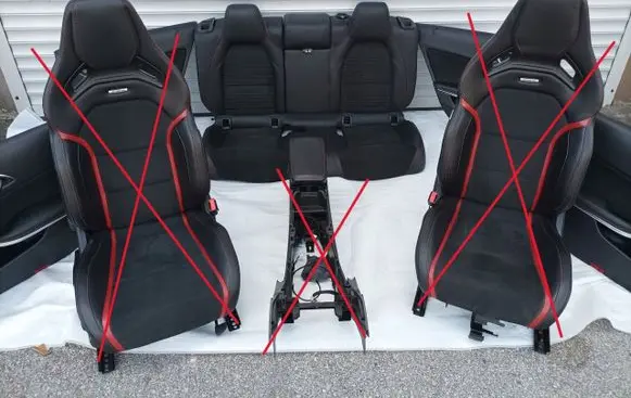 Mercedes-Benz A W176 Interior set 