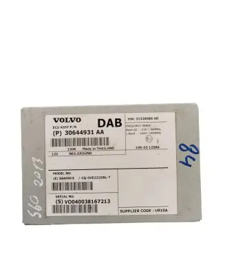 Volvo S60 Antenna control unit 30644931AA 31328586AD CQV5E221DBLT